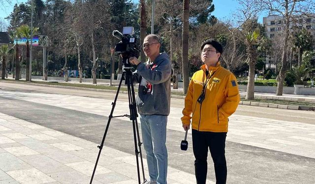 Koreli basın mensubundan depremin yıktığı Hatay'daki çalışmalara övgü dolu sözler