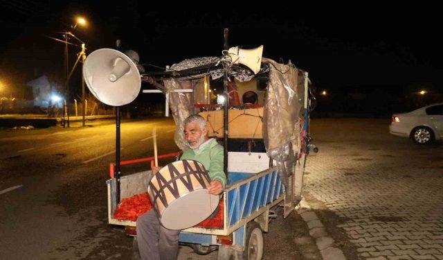 Adanalı Davulcudan İnovatif Çözüm Sahurda Hoparlörlü Mesai