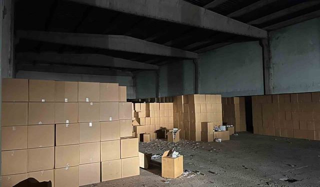 Adana'da rekor: 144 milyon kaçak makaron ele geçirildi