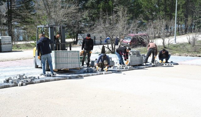 Gölcük Tabiat Parkı yeni yüzüyle yaza hazırlanıyor
