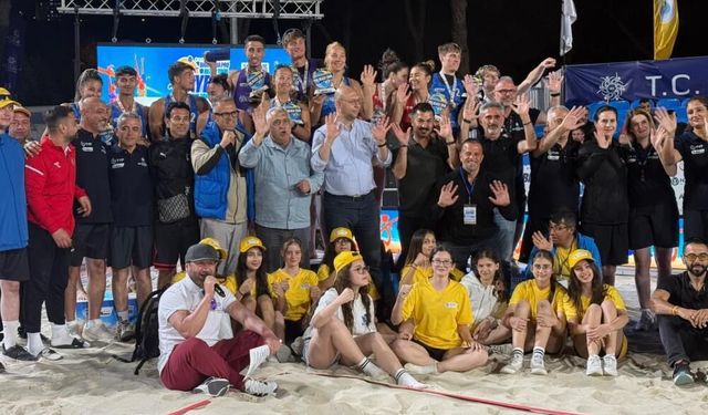 Plaj Voleybolu heyecanı Aydın’da yaşandı