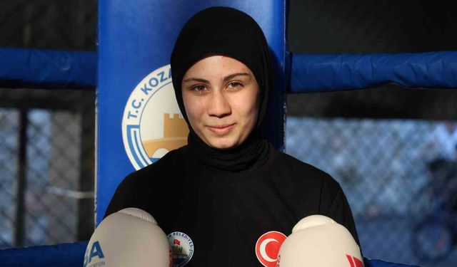 Babasının elinden tutup ringe bıraktığı Azranur, Türkiye'yi temsil edecek