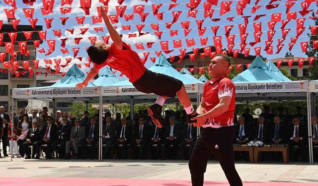 Kahramanmaraş'ta Atatürk'ü Anma, Gençlik ve Spor Bayramı coşkuyla kutlandı