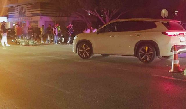 Manavgat'ta otomobil ile motosiklet çarpıştı: 2 yaralı