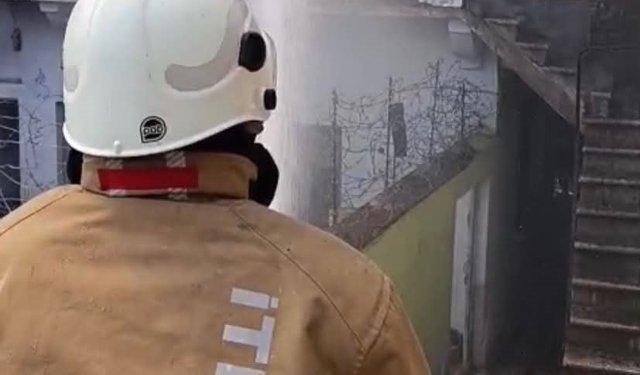 Reyhanlı'da ev yangını