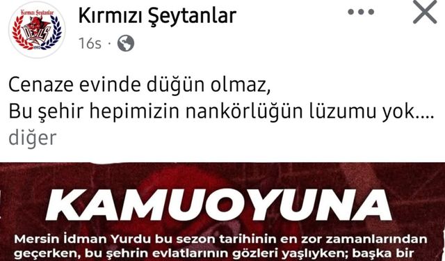 Mersin'de "Şampiyonluk Kutlaması" Gerginliği