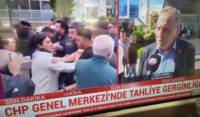 CHP Genel Merkezi Önünde Gece Gerilimi! “Kardeşi Kardeşe Kırdırıyorlar” Tepkisi