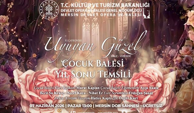 Minik Balerinlerden "Uyuyan Güzel" Temsili