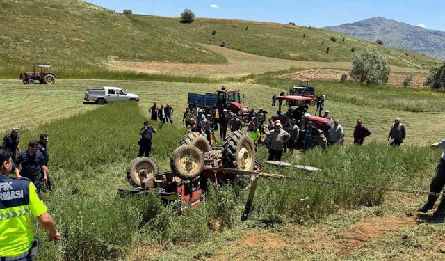 Adana'da traktör kazası: 1 ölü
