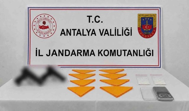 Antalya'da uyuşturucu operasyonunda 1 şüpheli tutuklandı