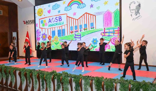 AOSB Anaokulu'nda ilk mezuniyet heyecanı