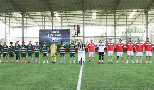 AOSB'de futbol şöleni finalle taçlandı
