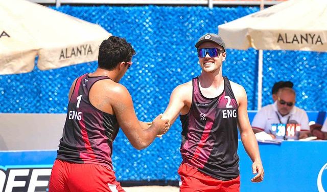 CEV plaj voleybolu milletler kupası Alanya'da başladı