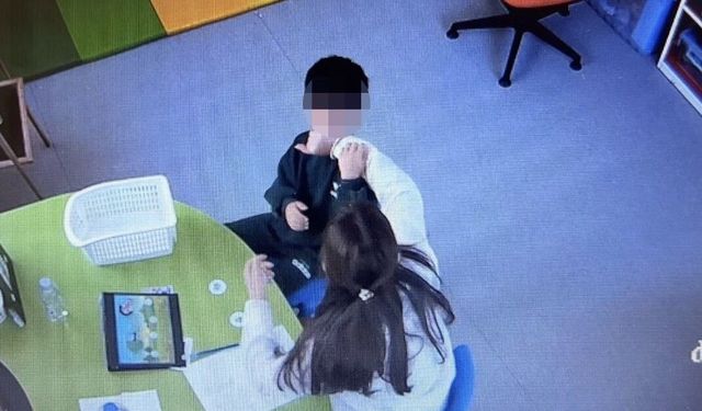 Mersin'de otizmli çocuğa şiddet kamerada: Öğretmen tutuklandı