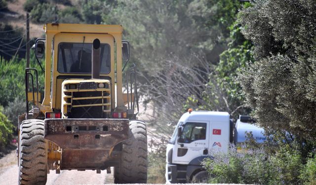Büyükşehirden Silifkede Tarihi Yol Seferberliği