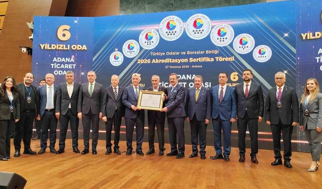 Adana Ticaret Odası'na '6 Yıldızlı Akreditasyon'