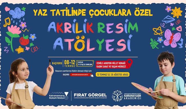 Büyükşehir'den çocuklara yaz tatilinde sanat desteği
