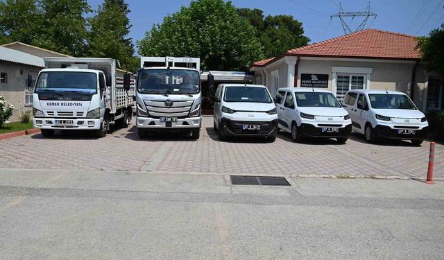 Kemer Belediyesi araç filosunu güçlendirmeye devam ediyor