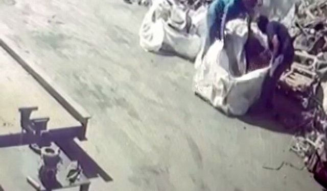 Yüzlerinde maskeyle gelip 250 bin TL'lik bakır çaldılar