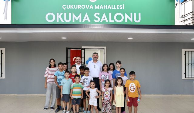 Başkan Yıldız Çukurova Okuma Salonunu Açtı