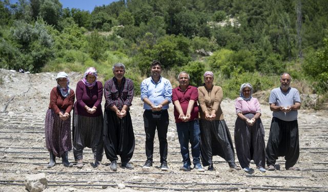 Mersin Büyükşehir'den Leklek fasulyesi üreticilerine tohum desteği