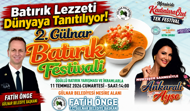 Gülnar’da Batırık Festivali İçin Geri Sayım