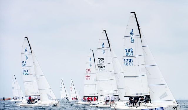 TAYK-Eker Olympos Regatta'da J70 etabı tamamlandı