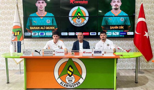 Alanyaspor'dan orta sahaya çifte takviye