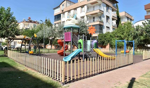 Anne istedi, çocuk parkının çevresi güvenli çitle çevrildi