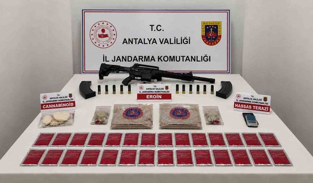 Antalya'da uyuşturucu operasyonu