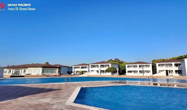 Arsuz'da Akdeniz'e sıfır polis evi hizmete açılıyor