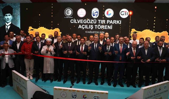 Cilvegözü'nde bin 200 tır kapasiteli tır parkının açılışı gerçekleştirildi