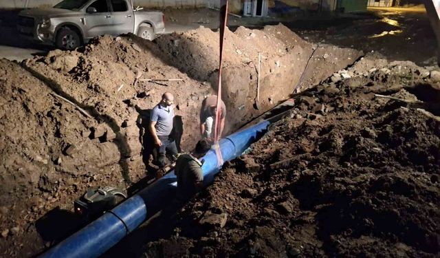 HATSU'dan Payas ana içme suyu hattına hızlı çözüm