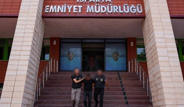 Isparta'da 20 yıl 9 ay 12 gün hapis cezasıyla aranan şahıs yakalandı