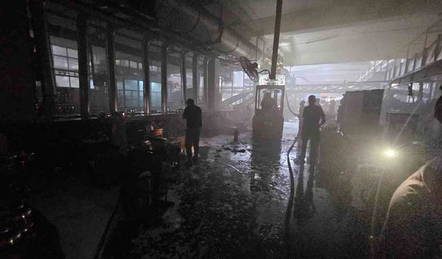 Kahramanmaraş'ta fabrika yangını