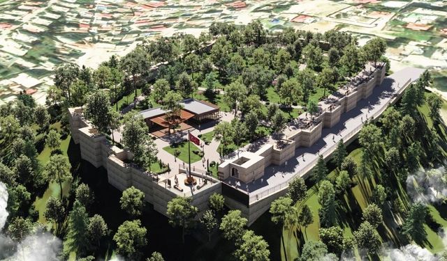 Tarihi Kahramanmaraş Kalesi restorasyonunda sona yaklaşılıyor