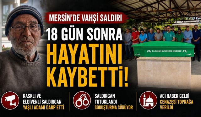Erdemli’de Darp Edilen Yaşlı Adam Hayatını Kaybetti