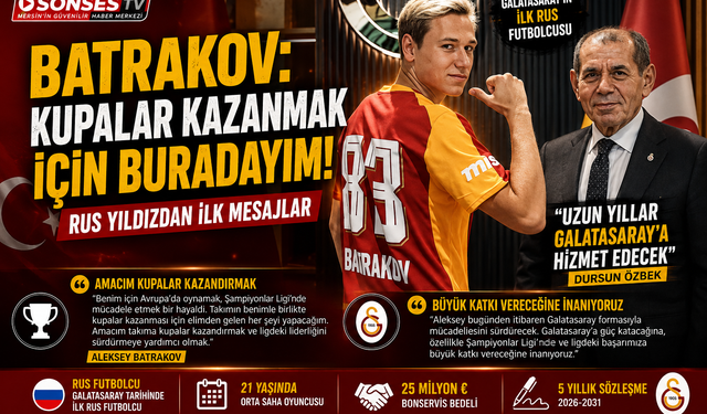 Batrakov’dan Galatasaray taraftarına kupa sözü