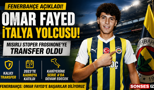 Fenerbahçe’de Omar Fayed İtalya’ya Transfer Oldu