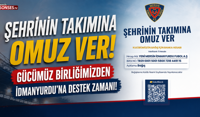 Mersin İdman Yurdu için destek çağrısı