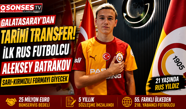 Galatasaray'dan tarihi transfer: İlk Rus futbolcu