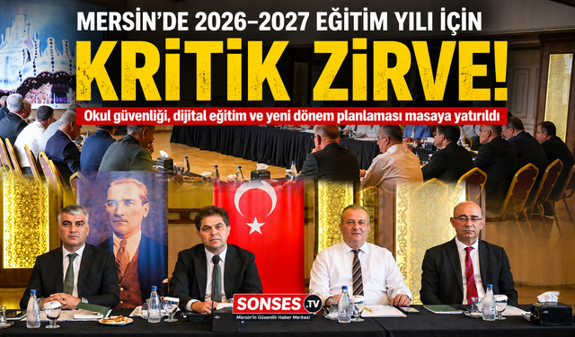 Mersin’de okullar açılmadan kritik hazırlık