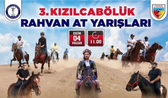 Kızılcabölük’te rahvan atlar piste çıkıyor