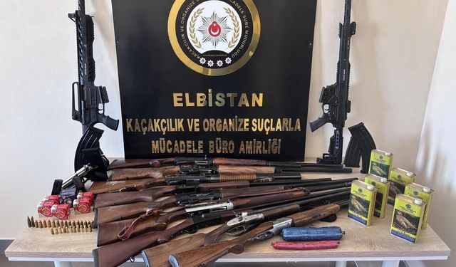 Kahramanmaraş'ta uyuşturucu ve silah operasyonlarında 4 şüpheli tutuklandı