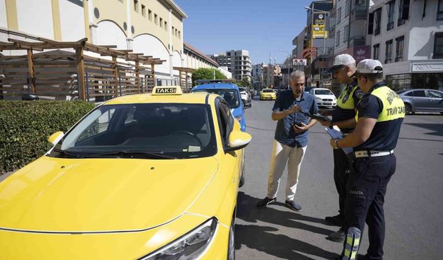 Mersin’de taksilere ceza yağdı: 280 araç