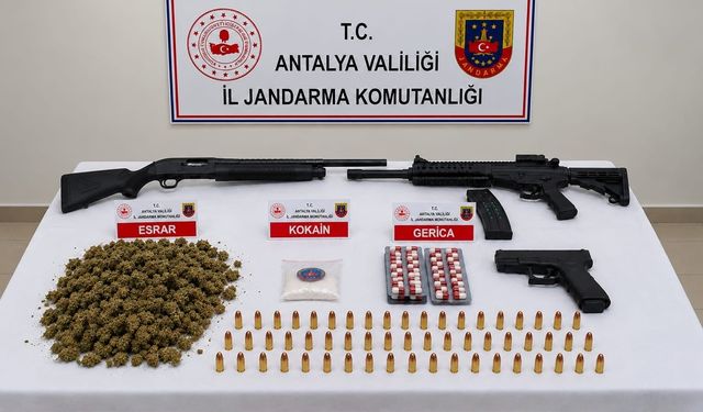 Serik'te uyuşturucu operasyonu: 20 gözaltı