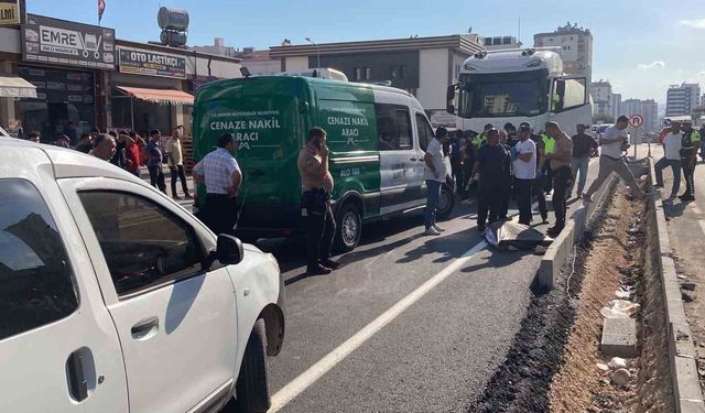 Tankerin çarptığı yaya hayatını kaybetti