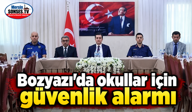 Bozyazı’da okul çevreleri mercek altında