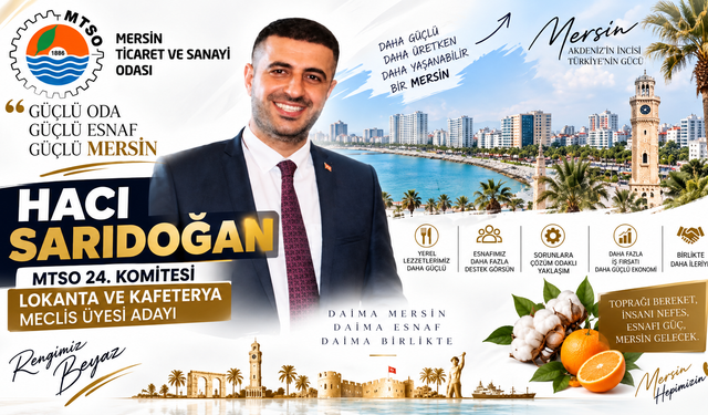 MTSO’da 24. komitede yeni aday: Hacı Sarıdoğan