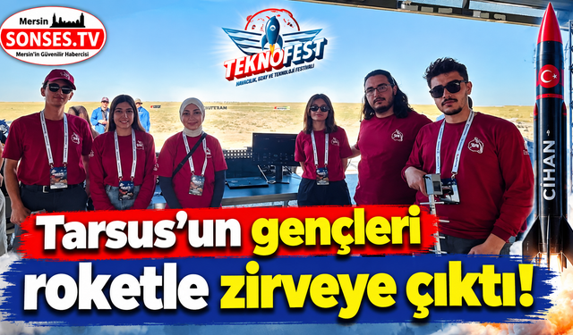Tarsuslu öğrenciler roketle Türkiye ikincisi
